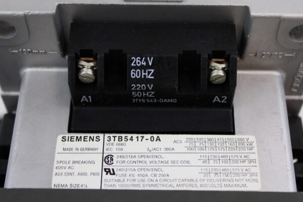 Siemens Tb A Sch Tz Contactor Unused Dimex Dimetros Hamburg