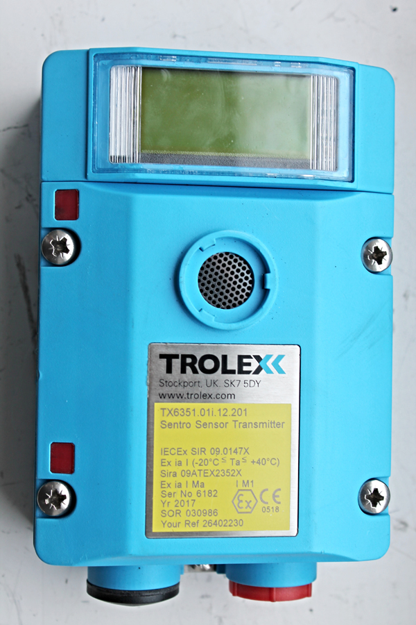TROLEX TX6351.01i.12.201 Sentro Sensor Transmitter GAS DETECTOR – DIMEX  Dimetros Hamburg